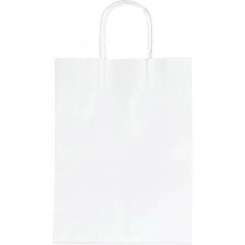 folia Papier-Tragetasche, 240 x 120 x 310 mm, weiß (EAN: 4001868022407)
