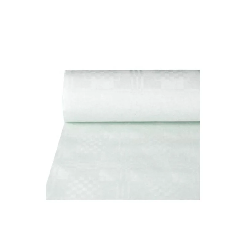 PAPSTAR Damast-Tischdecke, (B)1,2 x (L)50 m, weiß (EAN: 4002911377161)