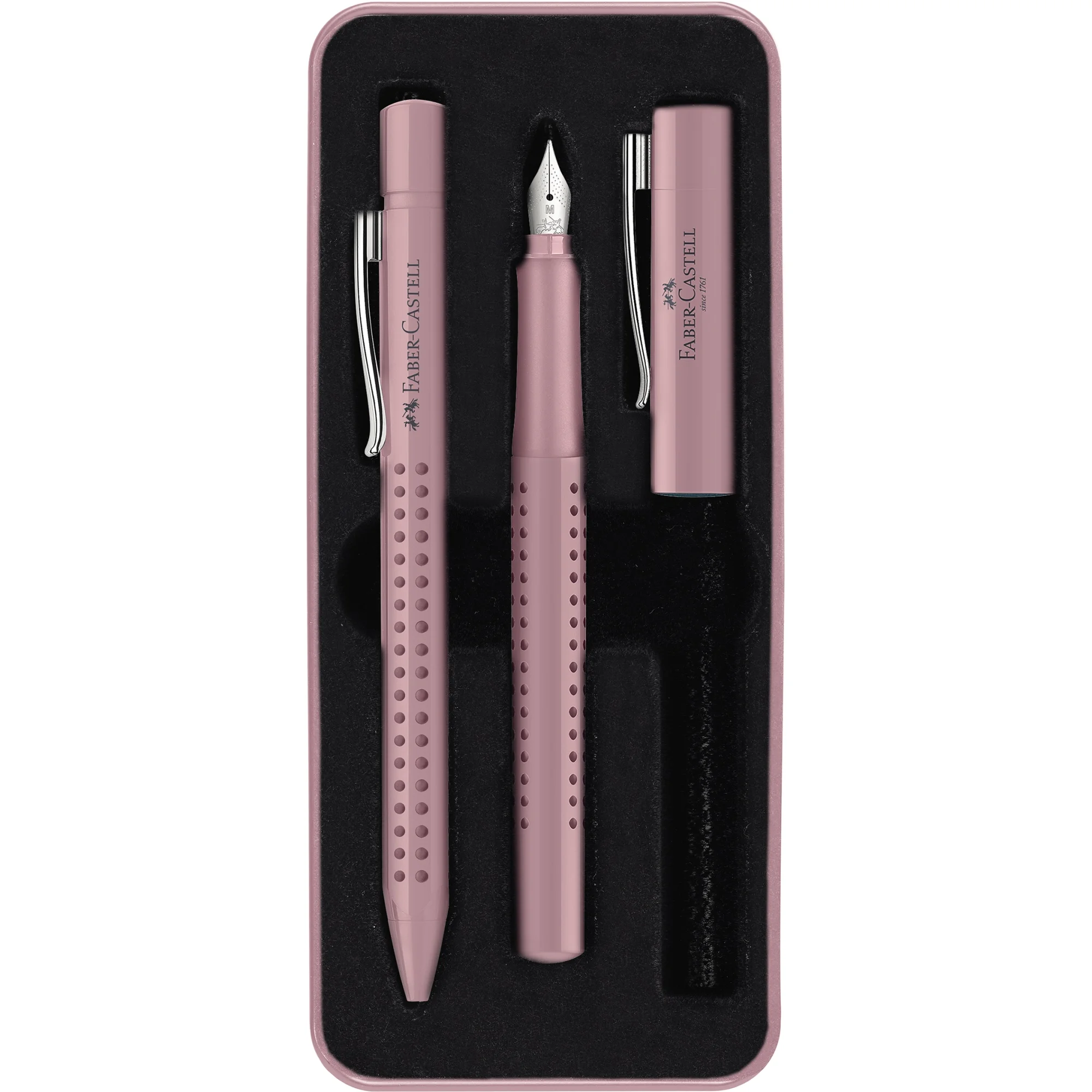 FABER-CASTELL Schreibgeräte-Set GRIP 2010 Harmony, rose (EAN: 4005402015283)