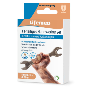 Lifemed Pflaster-Set "Handwerker", 11-teilig (EAN: 4251594210191)
