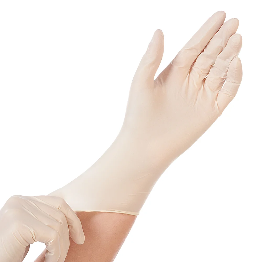HYGONORM Latex-Handschuh Grip Light, L, weiß, puderfrei (EAN: 4015544267198)