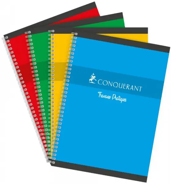 CONQUERANT SEPT Übungsheft, 210 x 297 mm, couleurs assorties (EAN: 3020120357638)