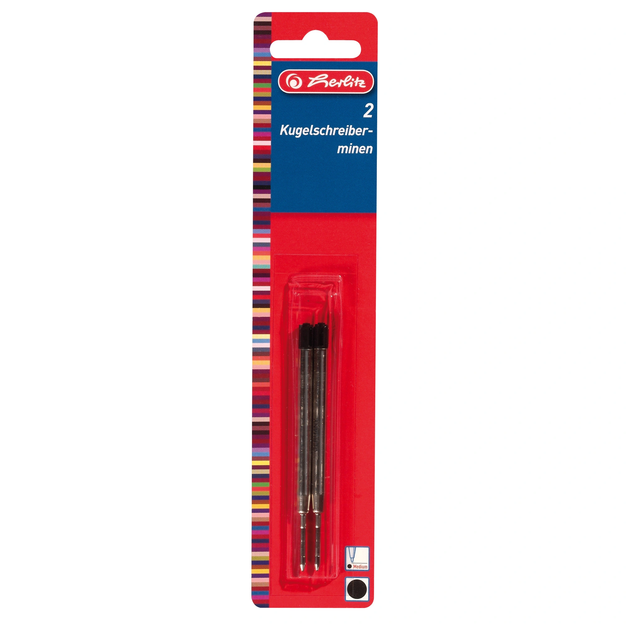 herlitz Kugelschreiber-Großraummine, M, schwarz (EAN: 4008118608909)