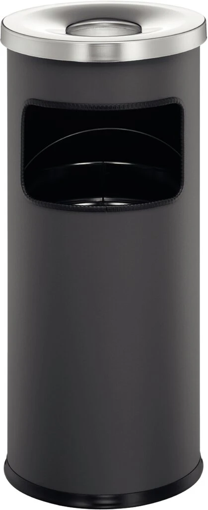 DURABLE Papierkorb SAFE, mit Ascher, 17 Liter, anthrazit (EAN: 4005546989167)