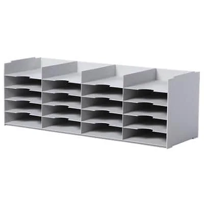 PAPERFLOW Sortierstation Formularbox, 20 Fächer, grau (EAN: 3660141030259)
