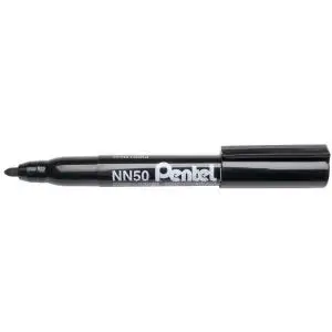 Pentel Permanent-Marker GREEN-LABEL NN50, schwarz (EAN: 3474370850010)