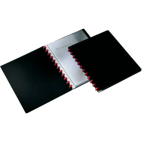DURABLE Sichtbuch DURALOOK Easy, mit 20 Sichthüllen, schwarz (EAN: 4005546204963)