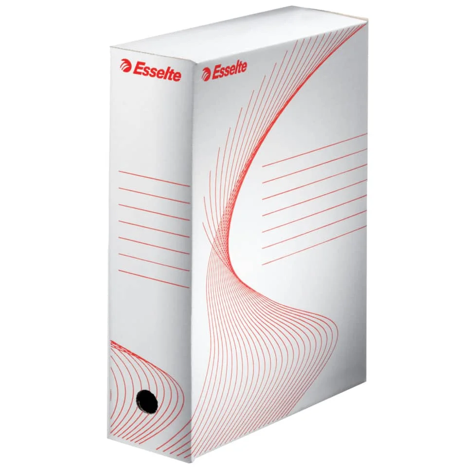 Esselte Archiv-Schachtel, DIN A4, weiß, (B)100 mm (EAN: 4049793034218)
