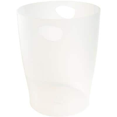 EXACOMPTA Papierkorb ECOBIN, 15 Liter, frostweiß (EAN: 9002493037083)