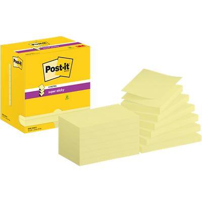 Post-it Haftnotizen super sticky z-notes, 127 x 76 mm, gelb (EAN: 4064035065829)