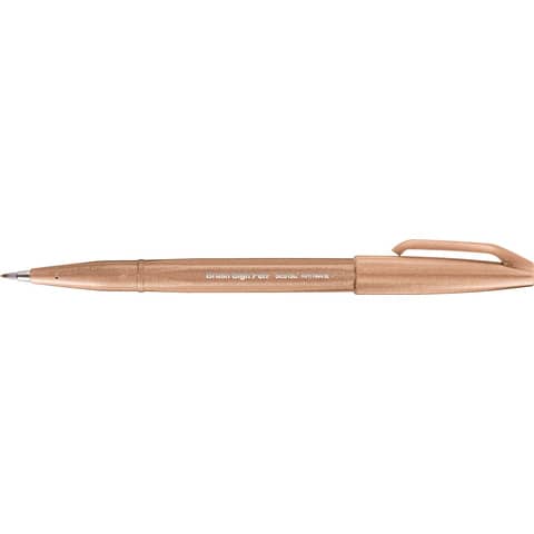 PentelArts Faserschreiber Brush Sign Pen SES15, hellbraun (EAN: 4902506365033)