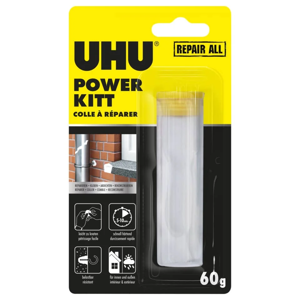 UHU 2-Komponenten-Klebstoff-Knetmasse REPAIR ALL POWERKITT (EAN: 4026700490626)