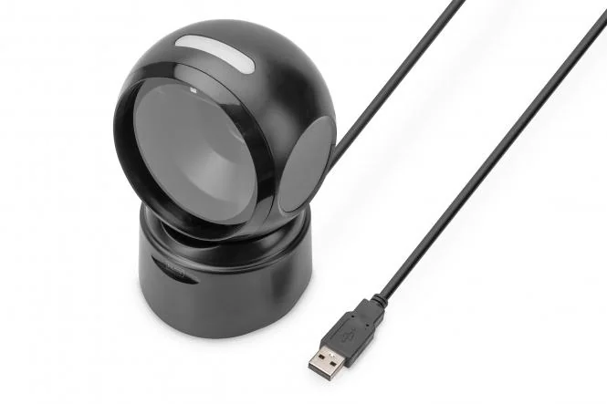 DIGITUS 1D/2D Desktop USB-Barcode Scanner, schwarz (EAN: 4016032490630)