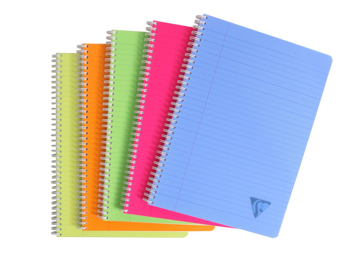 Clairefontaine Spiralbuch LINICOLOR, 210 x 297 mm, liniert (EAN: 3329683281467)