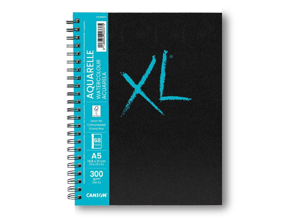CANSON Skizzenbuch XL BOOK AQUARELLE, DIN A5 (EAN: 3148950043375)
