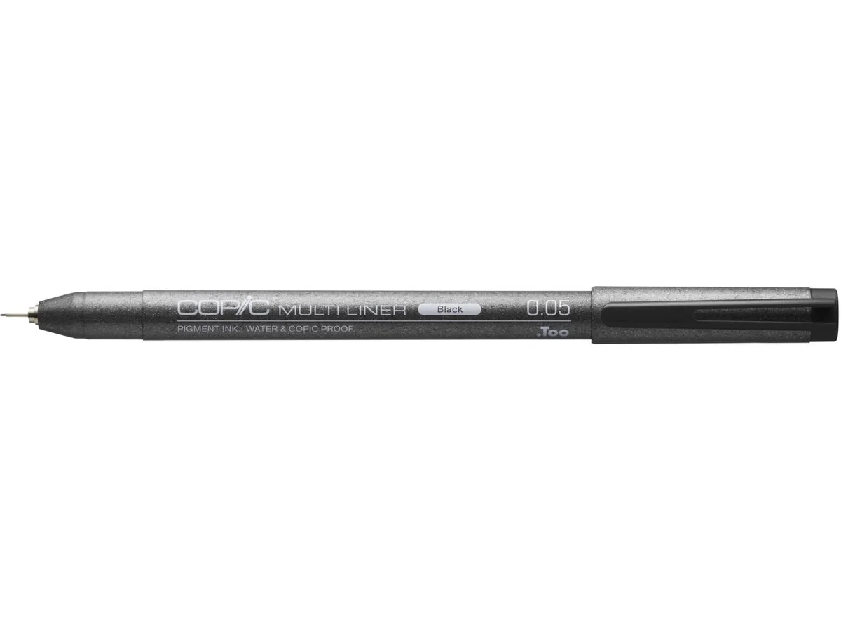 COPIC Fineliner MULTILINER, 0,05 mm, schwarz (EAN: 4511338010174)