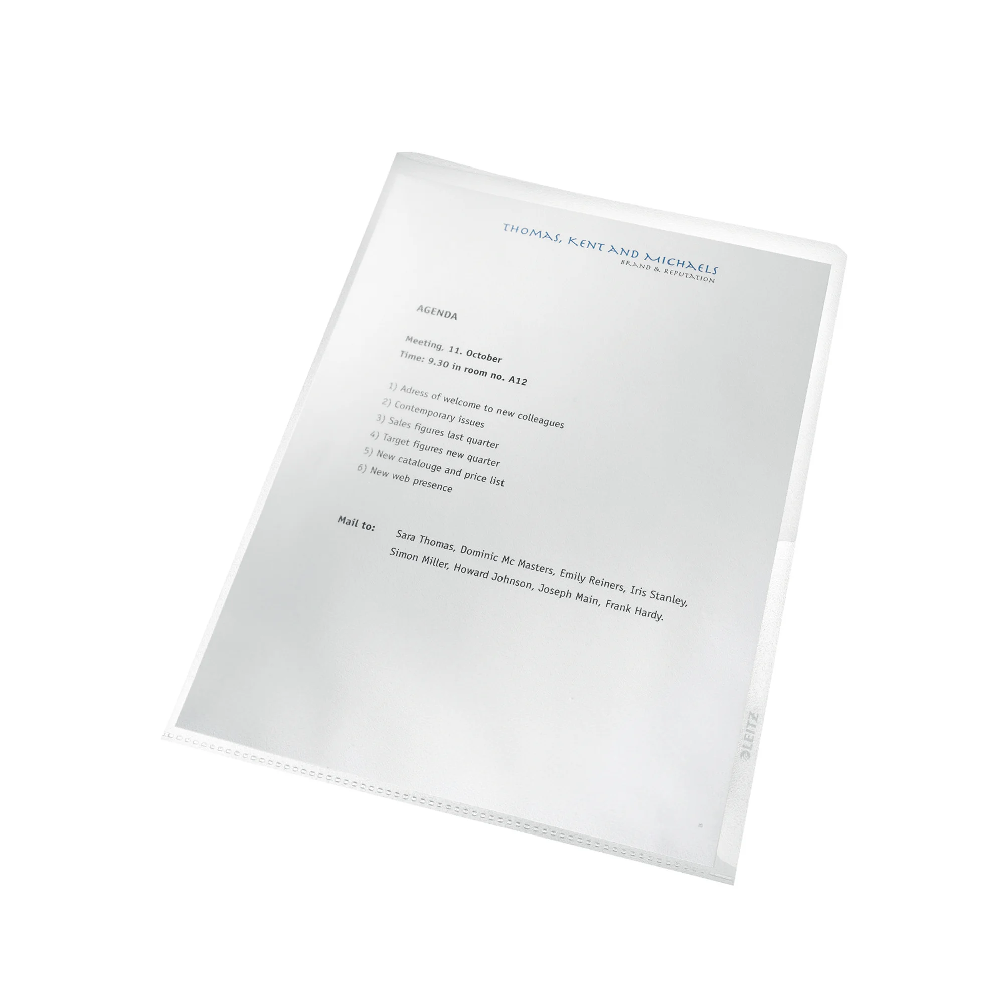 LEITZ Sichthülle Recycle, A4, PP, genarbt, 0,14 mm (EAN: 4002432397846)