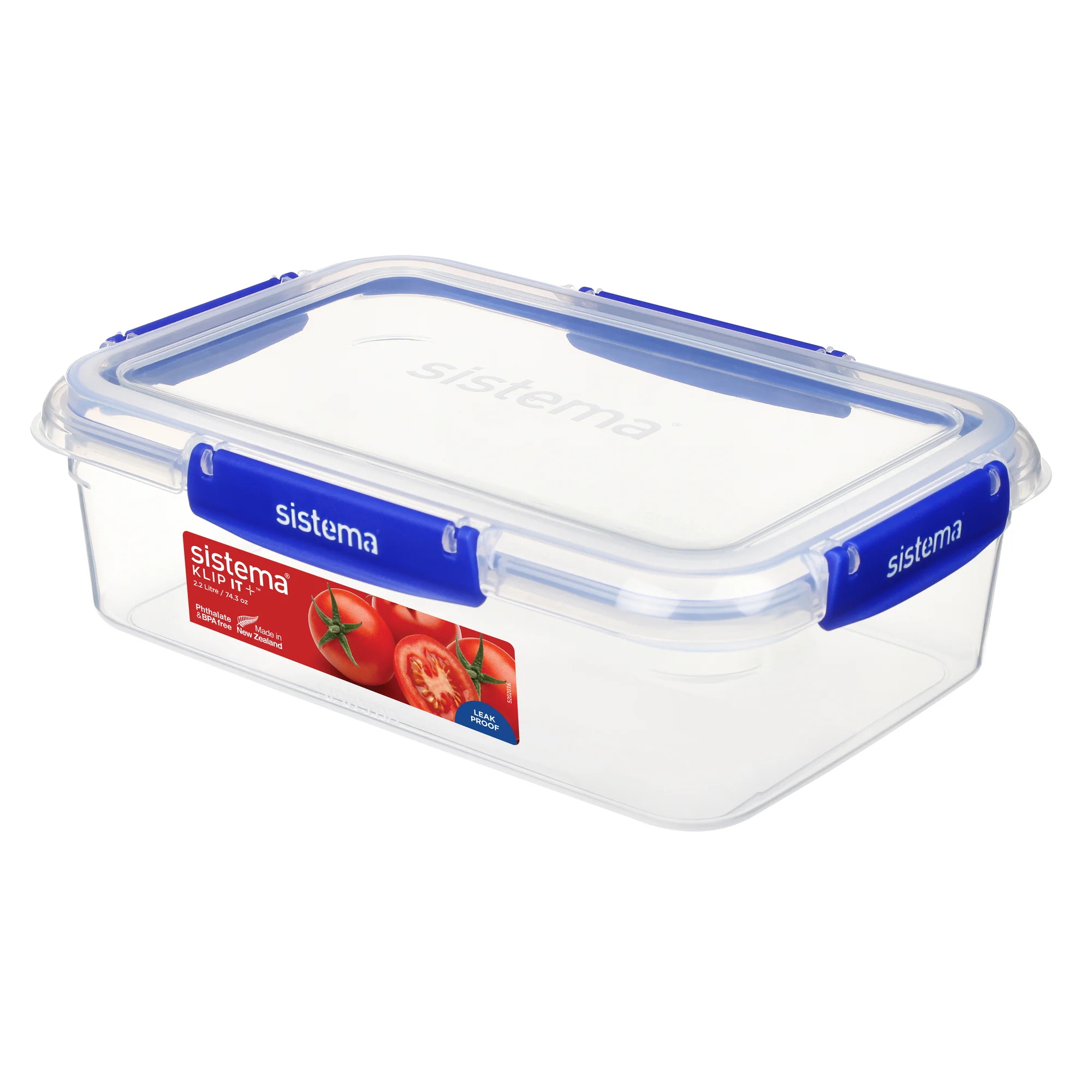 Sistema Frischhaltedose KLIP IT PLUS, 2,2 Liter, blau (EAN: 9414202887009)
