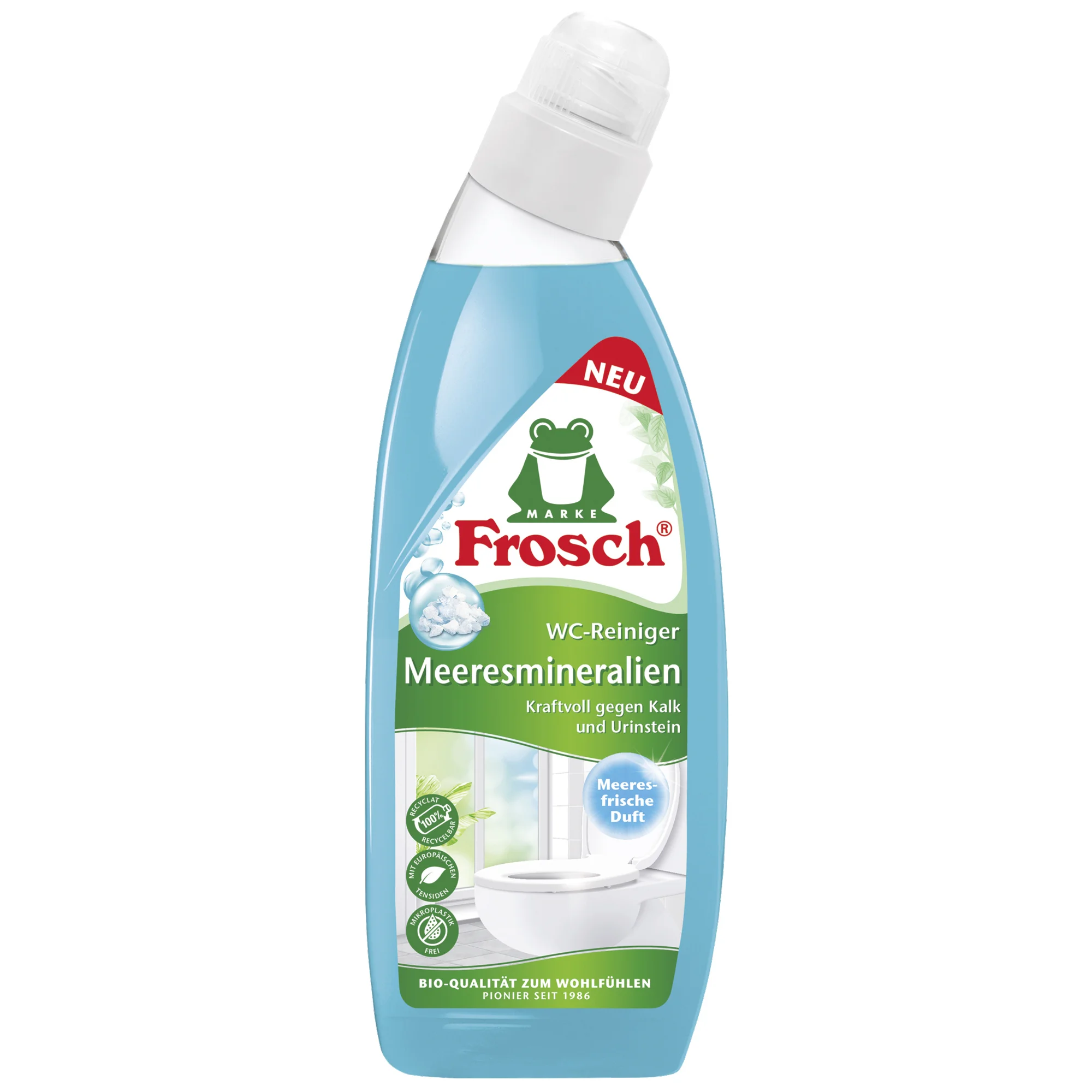 Frosch WC-Reiniger Meeresmineralien, 750 ml Flasche (EAN: 4001499960963)