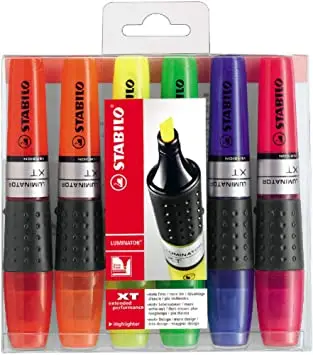 STABILO Textmarker LUMINATOR, 6er PET-Etui (EAN: 4006381155069)