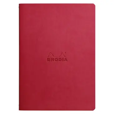 RHODIA Notizheft RHODIARAMA, DIN A5, liniert, mohnrot (EAN: 3037921164136)