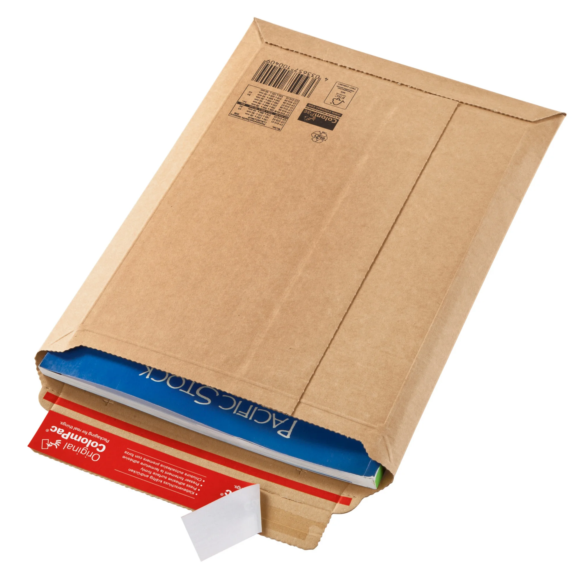 ColomPac Versandtasche, aus brauner Wellpappe, DIN A3 (EAN: 4033657100805)