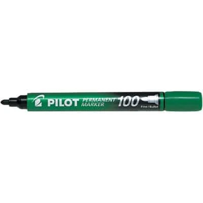 PILOT Permanent-Marker 100, Rundspitze, grün (EAN: 4902505511127)