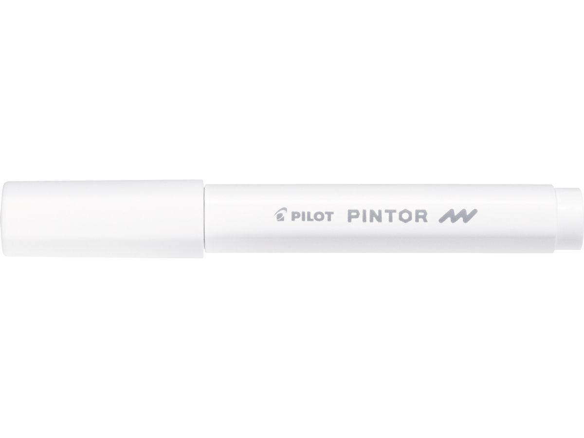 PILOT Pigmentmarker PINTOR, fein, weiß (EAN: 4902505541544)