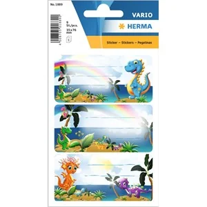 HERMA Buchetiketten VARIO "Dinos" (EAN: 4008705018890)