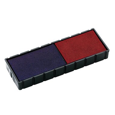 COLOP Ersatzstempelkissen E/12/2, blau/rot, Doppelpack (EAN: 9004362383840)