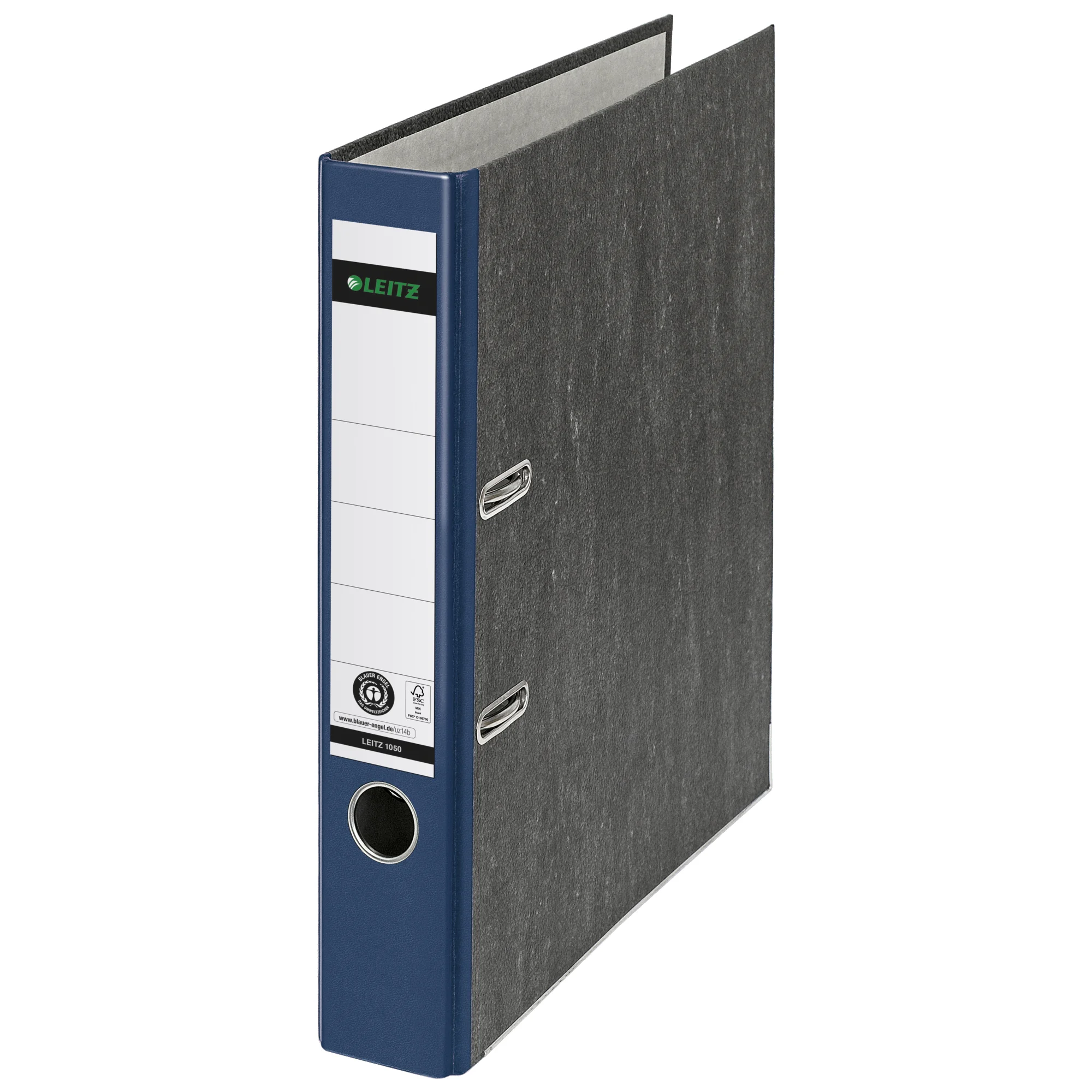 LEITZ Wolkenmarmor-Ordner, 180 Grad, DIN A4, 52 mm, blau (EAN: 4002432359417)