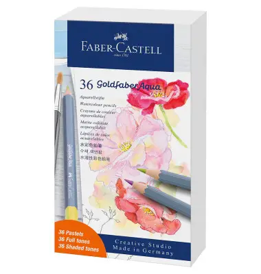 FABER-CASTELL Aquarellstifte GOLDFABER, 36er Geschenkset (EAN: 4005401146391)