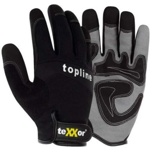 HYGOSTAR Feinstrickhandschuh Ergo Flex, grau/schwarz, S (EAN: 4015544332964)