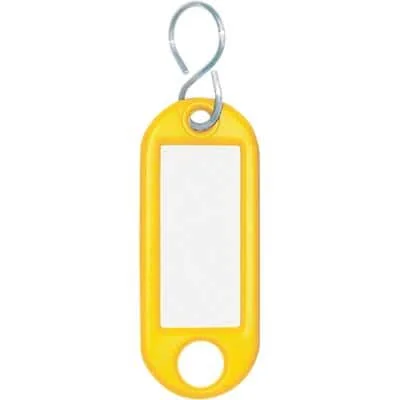 WEDO Schlüsselanhänger S-Haken, gelb, Inhalt: Kleinpackung (EAN: 4003801729480)