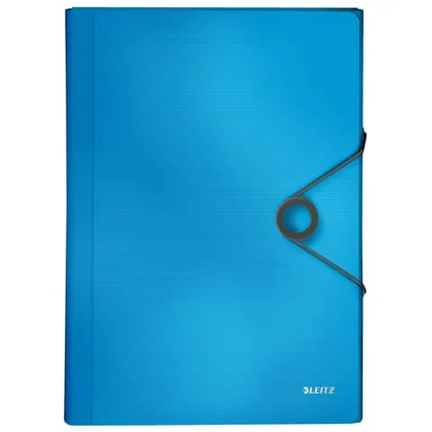 LEITZ Fächermappe Solid, A4, PP, 6 Fächer, hellblau (EAN: 4002432115013)