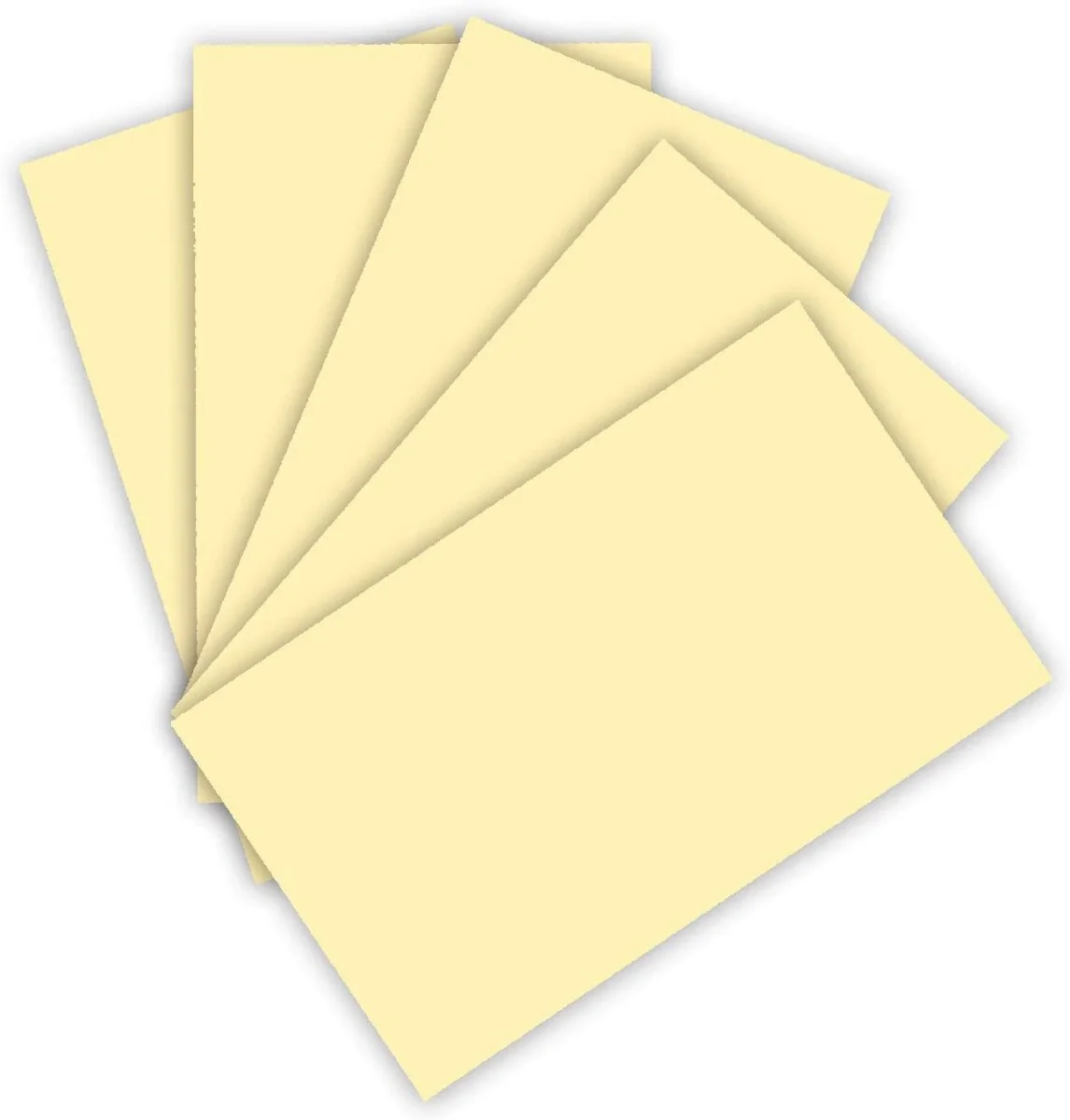 folia Tonkarton, DIN A4, 220 g/qm, 100 Blatt, strohgelb (EAN: 4001868624113)