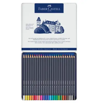 FABER-CASTELL Buntstifte GOLDFABER, 24er Metalletui (EAN: 4005401147244)