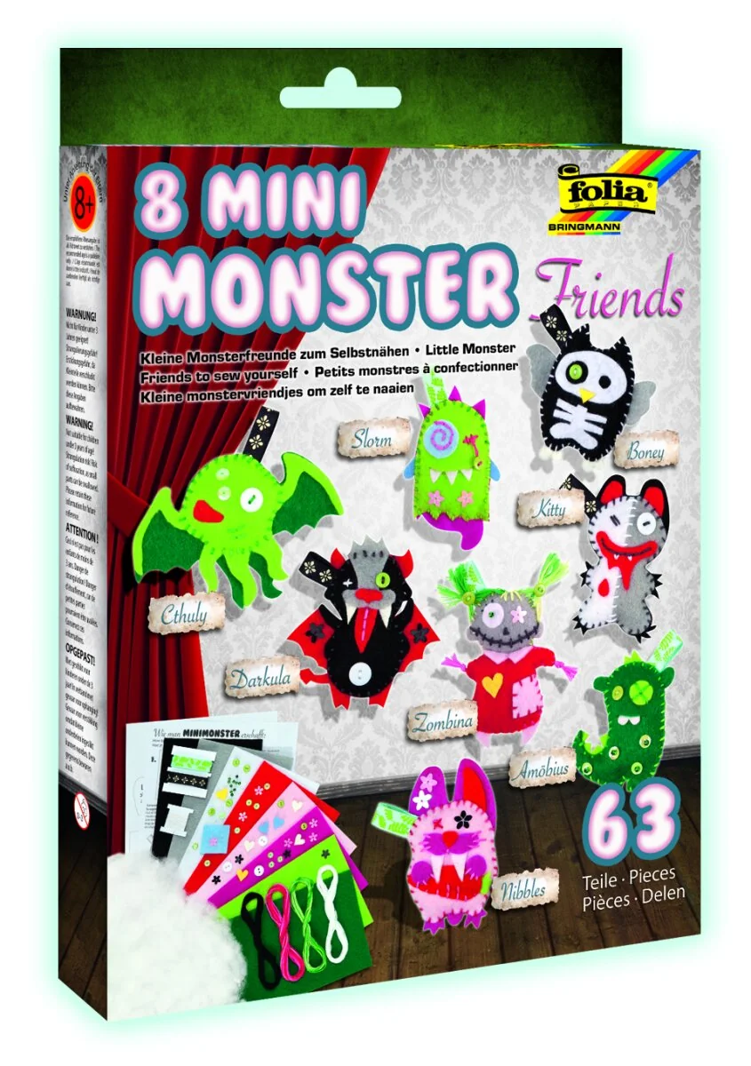 folia Nähset "Mini Monster Friends" (EAN: 4001868056563)
