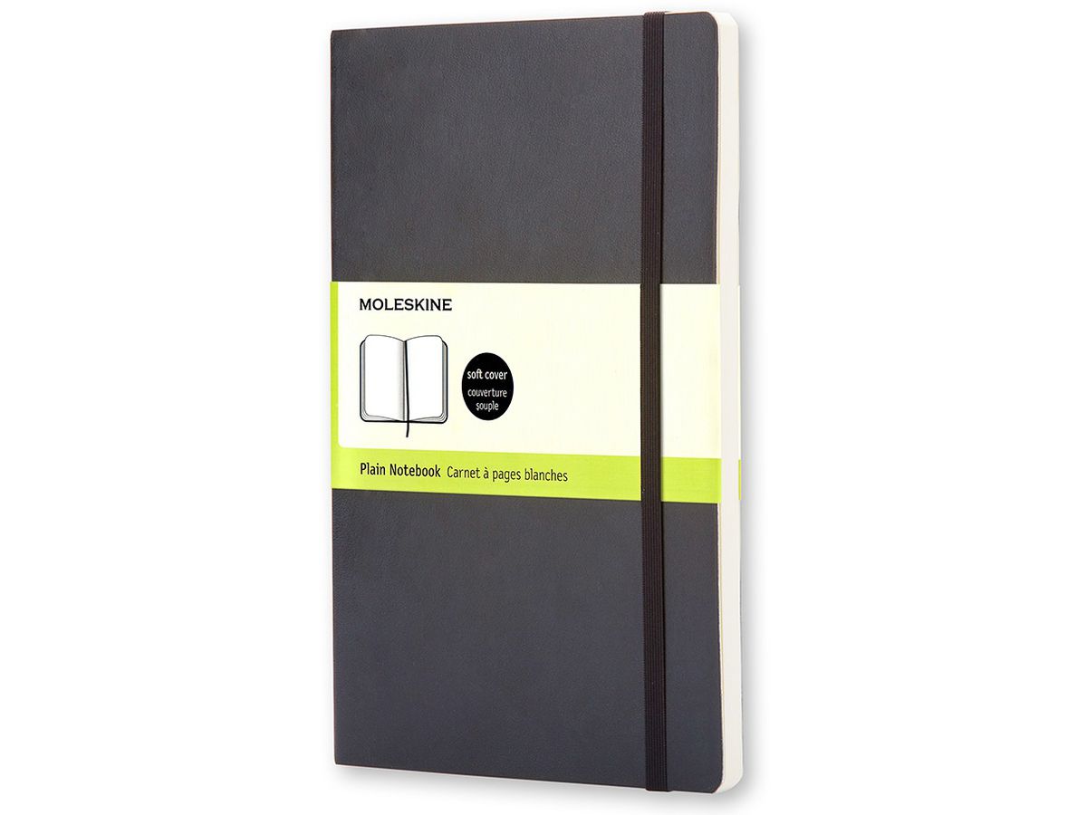 MOLESKINE Notizbuch, L/A5, blanko, Softcover, schwarz (EAN: 9788883707209)