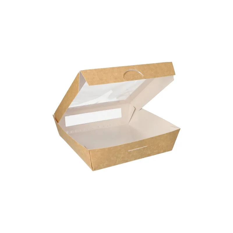 PAPSTAR Feinkostbox "pure", eckig, 1.500 ml, braun (EAN: 4002911780145)