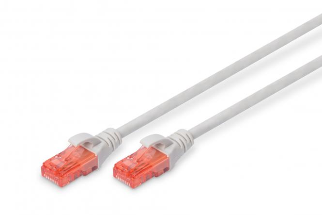 DIGITUS Patchkabel Kat. 6, U/UTP, 5,0 m, grau (EAN: 4016032372042)