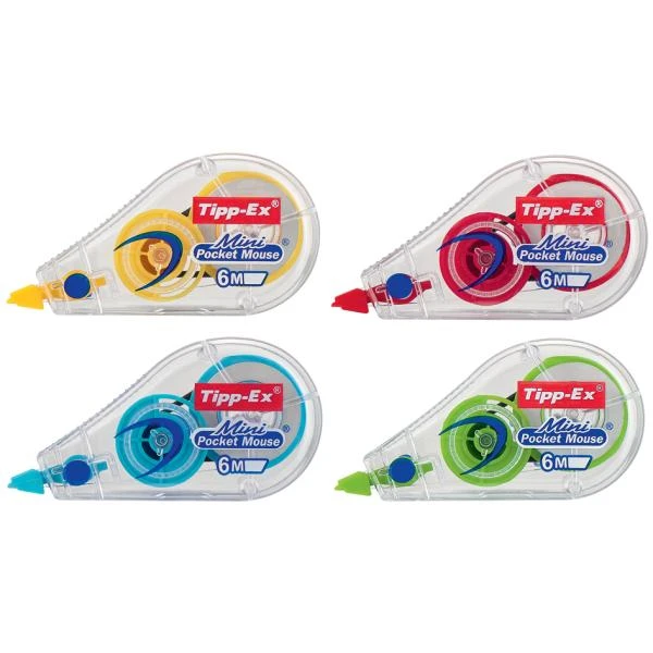 Tipp-Ex Korrekturroller Mini Pocket Mouse Fashion, 5 mmx 6 m (EAN: 3086123372887)
