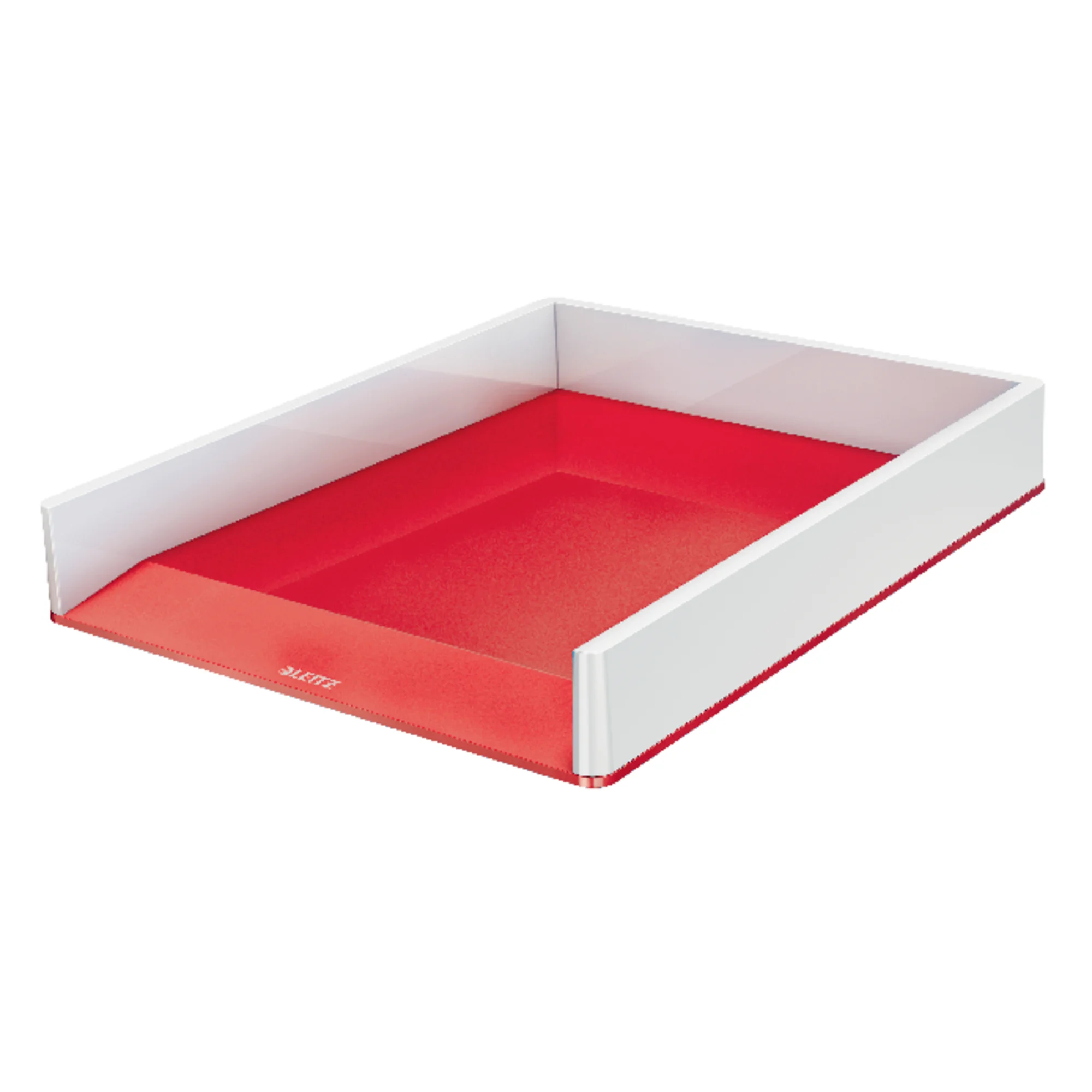 LEITZ Briefablage WOW Duo Colour, A4, Polystyrol, rot (EAN: 4002432135233)