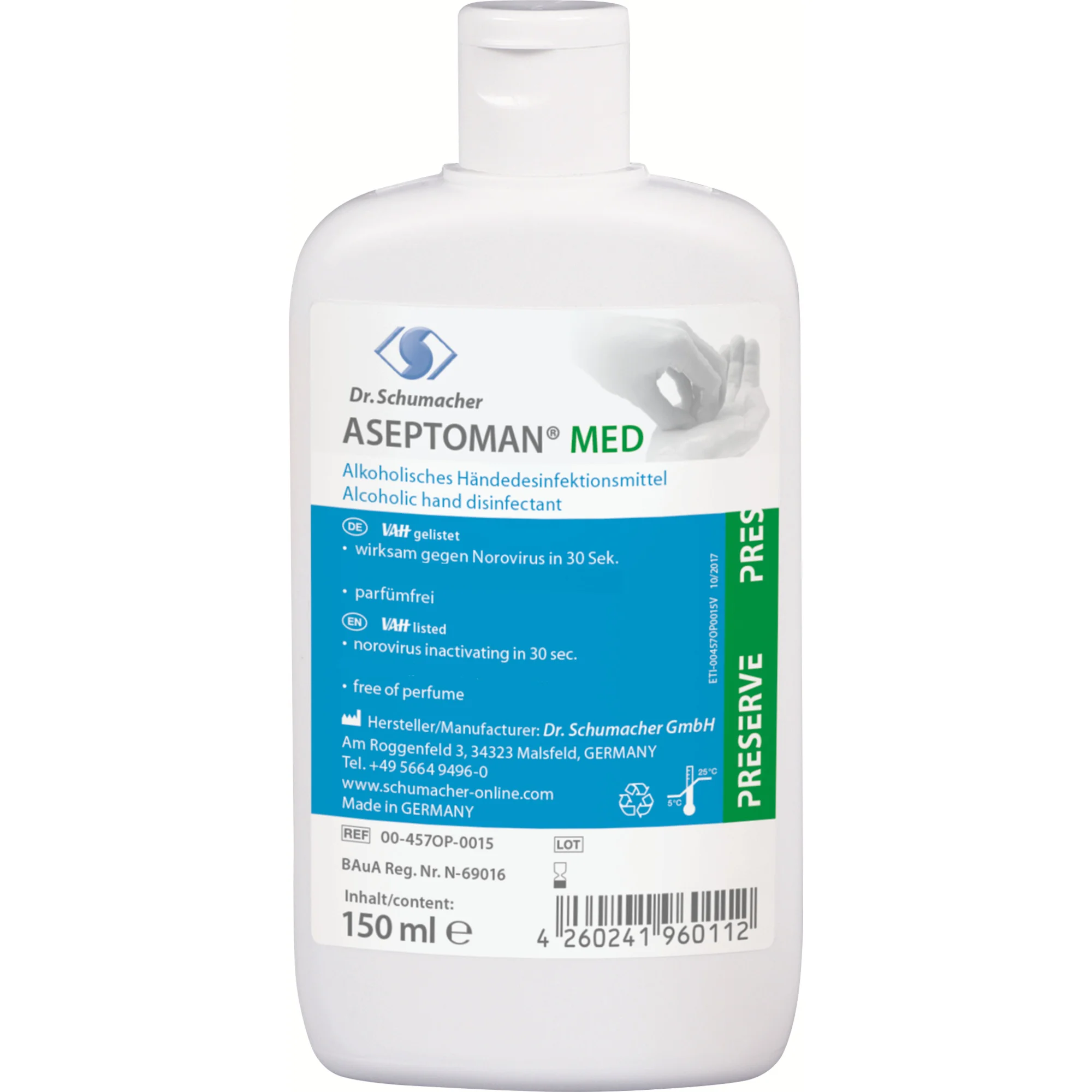 Desomed Aseptoman med Händedesinfektion, Inhalt: 150 ml (EAN: 4260241968026)