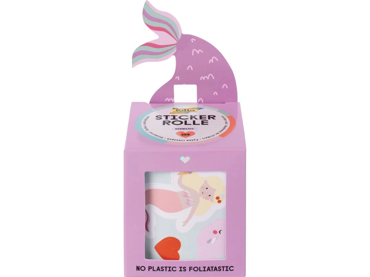folia Sticker MERMAIDS, auf Rolle, 4 m (EAN: 4001868130225)