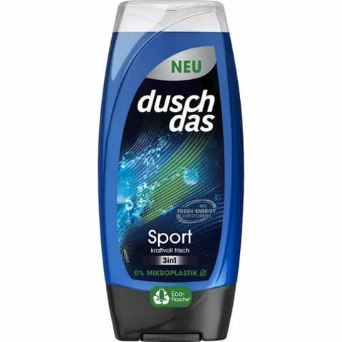 duschdas 3in1 Duschgel & Shampoo Sport, 225 ml Flasche (EAN: 8720181334597)