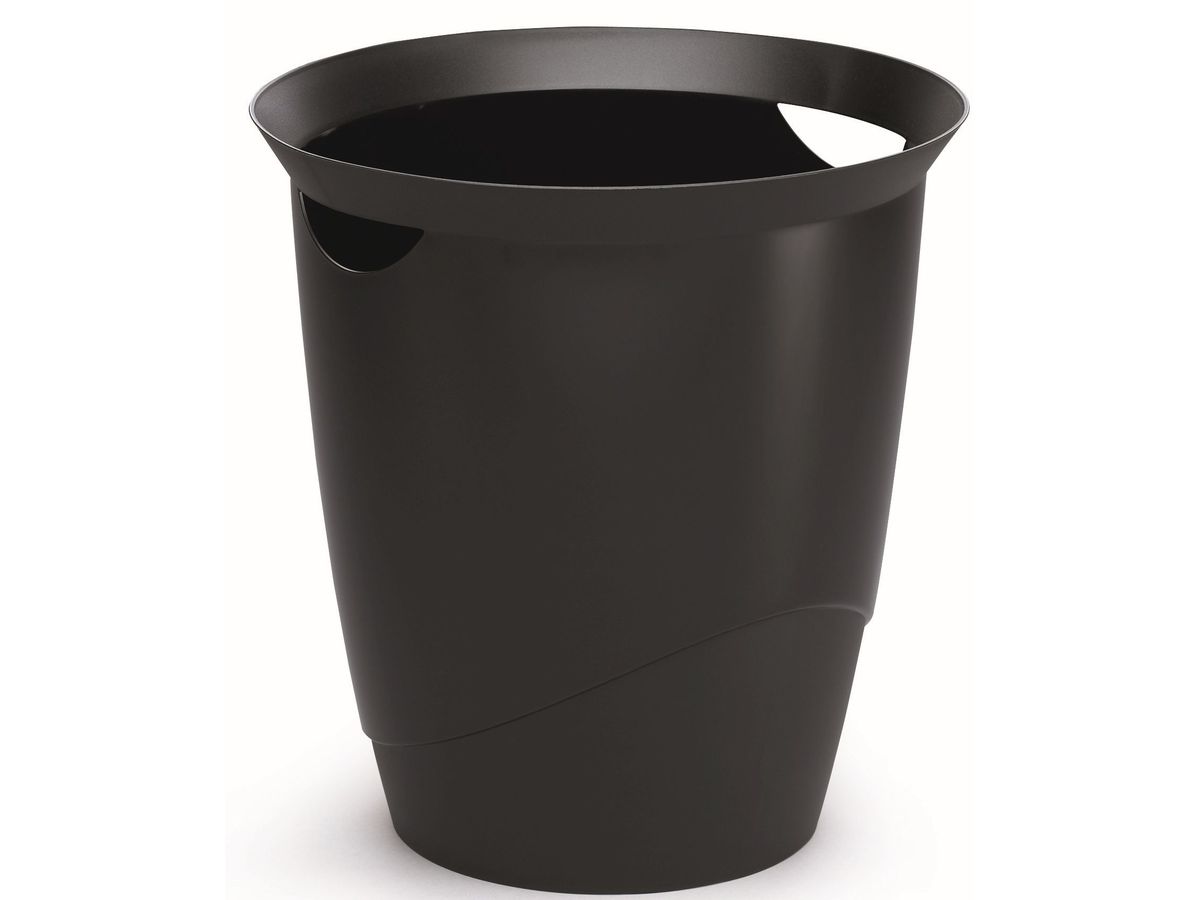DURABLE Papierkorb TREND, Farbe: schwarz (EAN: 7318081710064)