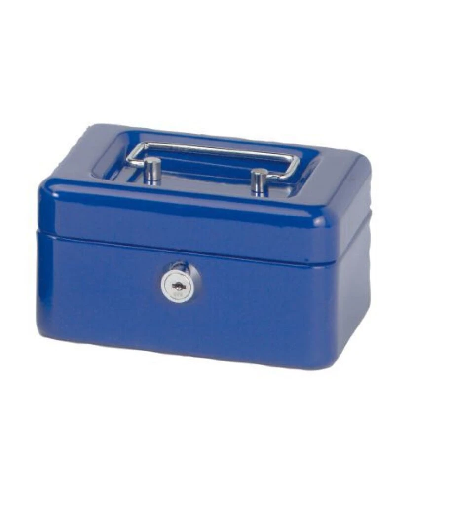 MAUL Geldkassette, blau, Maße: (B)152 x (T)125 x (H)81 mm (EAN: 4002390011211)