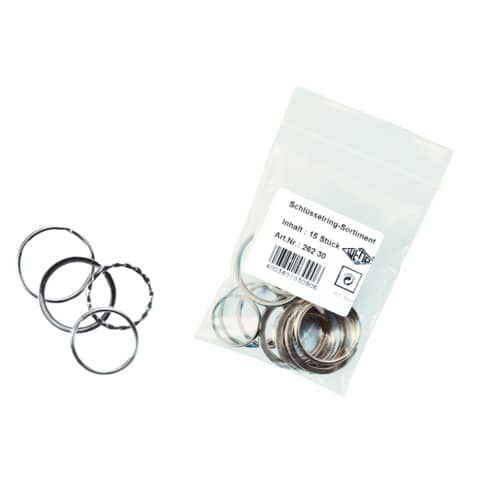 WEDO Metall-Schlüsselringe, im Beutel (EAN: 4003801030906)