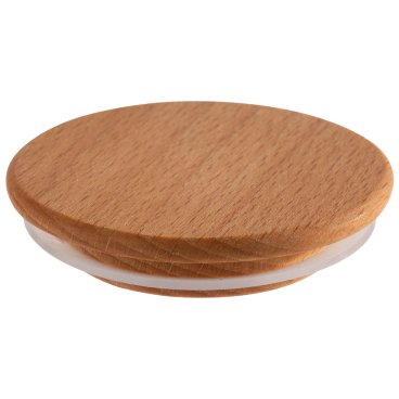 APS Deckel für Weck-Gläser, Buchenholz, 12er Set (EAN: 4004133823631)